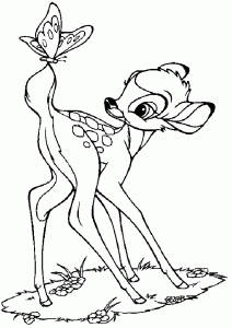 Malvorlagen Bambi 2