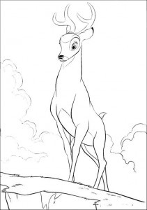 Malvorlagen Bambi 3