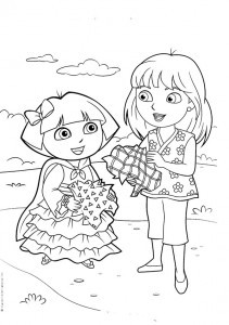 Malvorlagen-Ausmalbilder-Dora explorer-47
