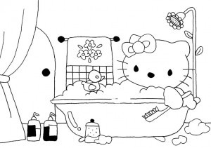 Malvorlagen-Ausmalbilder, Hello Kitty-39
