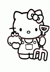 Malvorlagen-Ausmalbilder, Hello Kitty-40