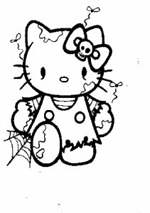 Malvorlagen-Ausmalbilder, Hello Kitty-42