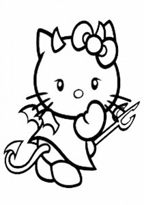 Malvorlagen-Ausmalbilder, Hello Kitty-43