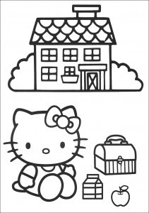 Malvorlagen-Ausmalbilder, Hello Kitty-41