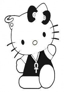 Malvorlagen-Ausmalbilder, Hello Kitty-44