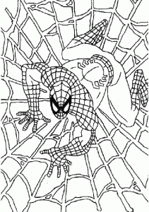 Malvorlagen ,Ausmalbilder, Spiderman-17