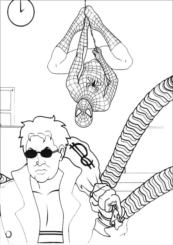 Malvorlagen ,Ausmalbilder, Spiderman-19