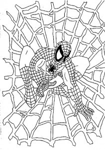 Malvorlagen ,Ausmalbilder, Spiderman-5