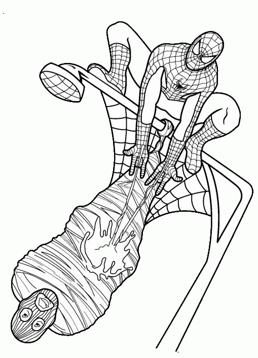malvorlagen ausmalbilder spiderman  malvorlagen