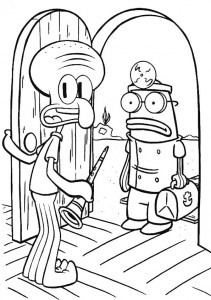 Malvorlagen-Ausmalbilder- Sponge bob-45
