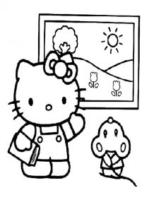 Malvorlagen Hello kitty 44