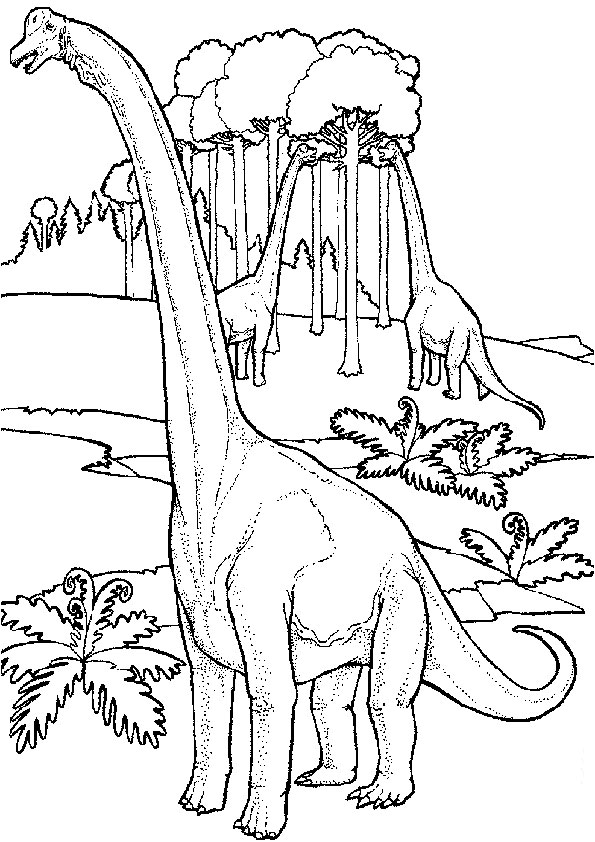  Malvorlagen Dinosaurier-8