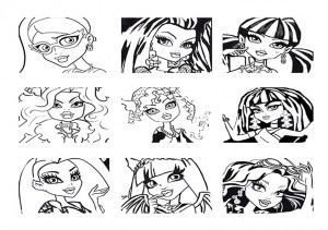 Malvorlagen Monster high 41