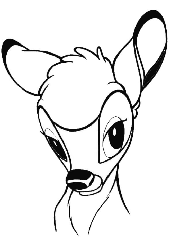 Malvorlagen-Bambi-15