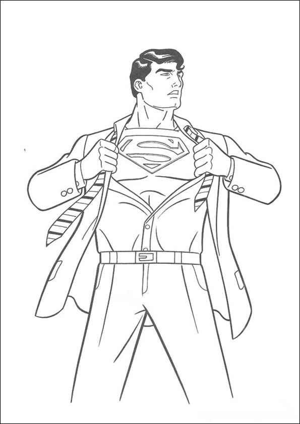 malvorlagen superman -4