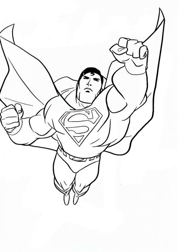 malvorlagen superman -5