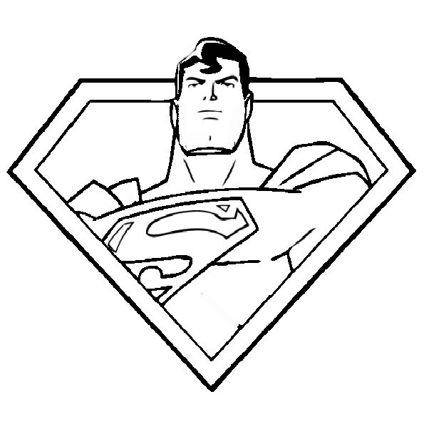 malvorlagen superman -6