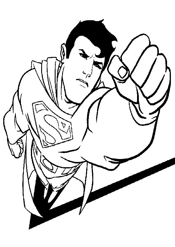 malvorlagen superman -8